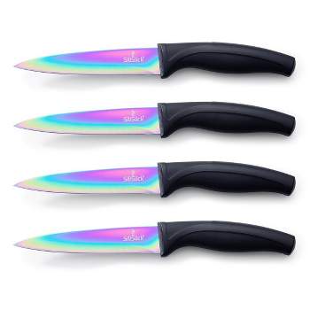 SiliSlick Stainless Steel Steak Knife Set