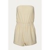 Women's ANISE STRAPLESS COTTON-TERRY ROMPER - LUCCA - 2 of 4