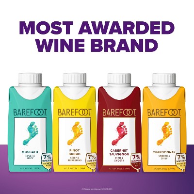 Barefoot Cabernet Sauvignon Red Wine - 4pk/200ml