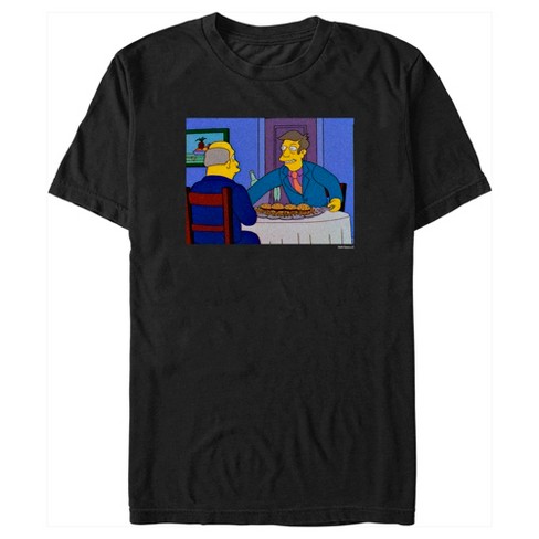 Men's The Simpsons Skinner And Chalmers Steamed Hams Scene T-shirt ...