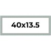 PosterPalooza | Panoramic Refined Blue Picture Frame - UV Acrylic, Foam Board Backing, Hanging Hardware - 2 of 4
