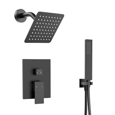 YAWWALK Dual-Function Shower Faucet Set - Pressure-Balanced System with Handheld Spray