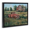 Stupell Industries Peaceful Farmland Truck Barn Scene Floating Frame Canvas Art - 2 of 4