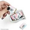 Big Dot of Happiness Baby Gender Reveal - Mini Candy Bar Wrapper Stickers - Team Boy or Girl Party Small Favors - 40 Count - 2 of 4