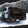 Mockins 66"x30"x14" XL High Rail Hitch Cargo Carrier with 45 Cu.Ft. Waterproof Hitch Bag, Rear Lights, License Plate Holder and Accessories - 2 of 4