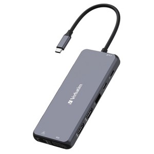 Verbatim® USB-C® Pro 14-Port Hub in Gray - 1 of 4