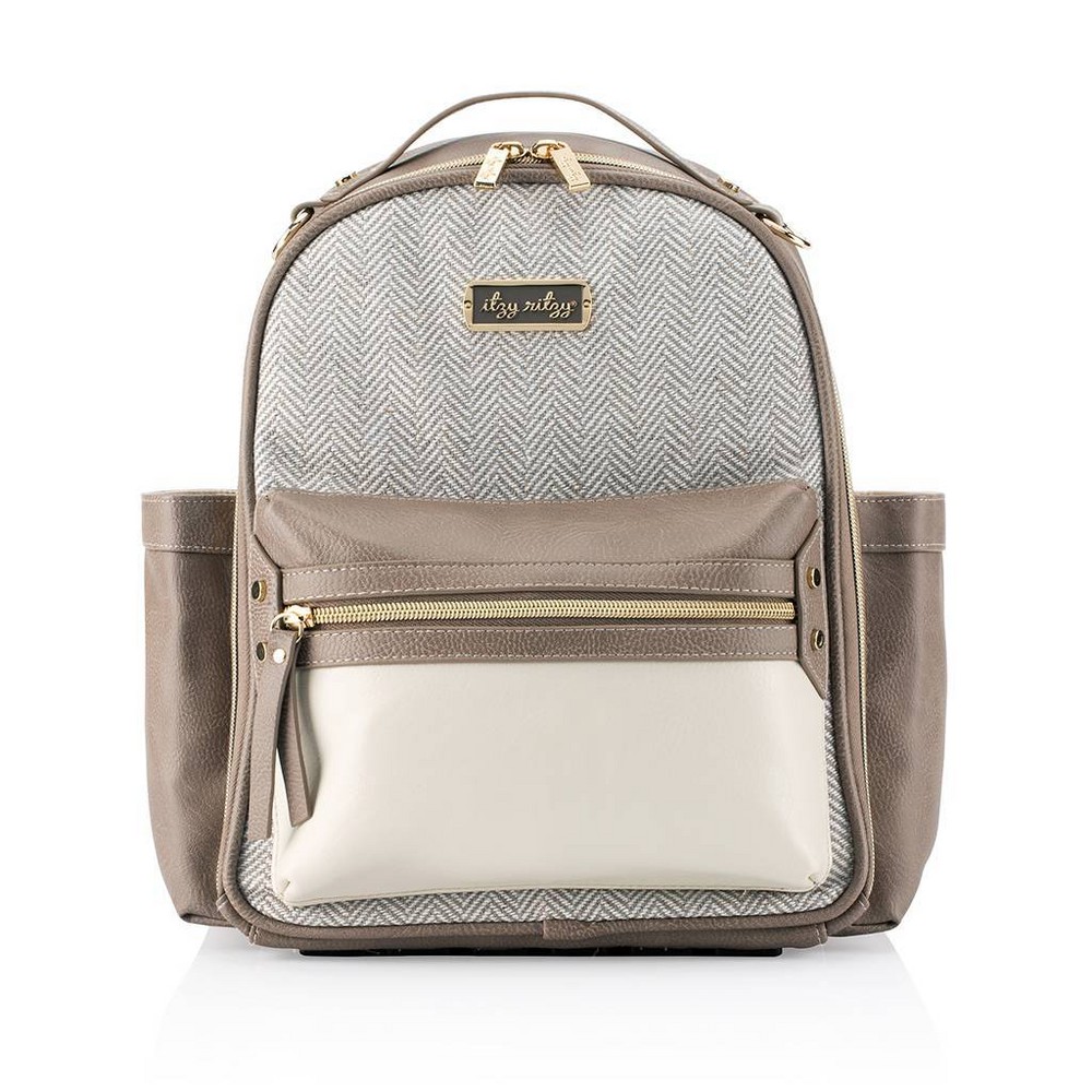 Itzy Ritzy Mini Backpack Diaper Bag - Vanilla Latte -  83718806