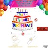 KatchOn, Giant Happy Birthday Balloon - 40 Inch, Pack of 2 | Printed Balloons | Yay Balloon for Rainbow Birthday Decorations - 4 of 4