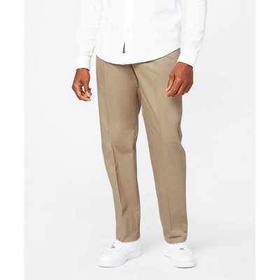 Dockers Men's Signature Stretch Creaseless Pleat Classic Fit Chino Pants