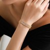 Guili Elegant Sterling Silver 14k Gold Plated Clear Cubic Zirconia 4-Row Tennis Bracelet Ð Sparkling, Timeless Jewelry with a Luxe and Refined Design - 3 of 3