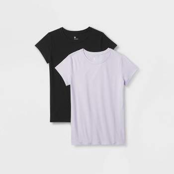 Girls' 2pk Core Short Sleeve T-Shirt - All In Motion™