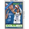 Trends International WNBA Minnesota Lynx - Napheesa Collier 25 Framed Wall Poster Prints - 3 of 4