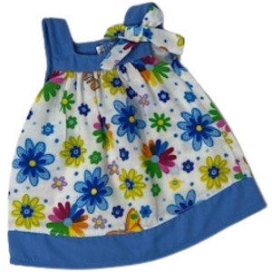 Doll Clothes Superstore Handmade 18-Inch Doll Dress with Flower & Butterfly Print - 1 of 4