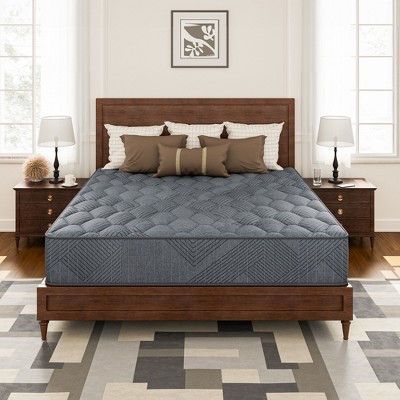 Swedrea Hybrid Mattress Anti Static Firm Cooling Breathable Gel Memory Foam, CertiPUR-US, OEKO-TEX Certified Foam, Gray