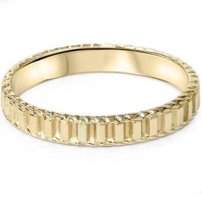 Pompeii3 14K Yellow Gold Hand Braided Wedding Band