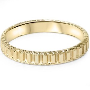 Pompeii3 14K Yellow Gold Hand Braided Wedding Band - 1 of 2