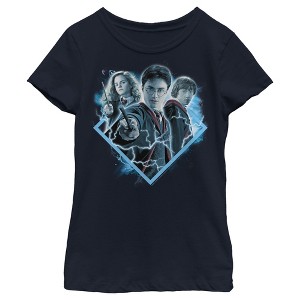 Girl's Harry Potter Best Friend Magic Trio T-Shirt - 1 of 3