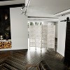 Royal Hampton 4 Panel Folding Room Divider Screen with Floral Carved Design in Mango Wood - 4 of 4