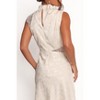 Petal and Pup Anabelle Halter Neck Lace Maxi Dress - White L - 4 of 4