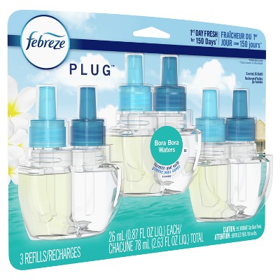 Bora Bora Waters 3-Pack Fade Defy Plug Air Freshener Refill