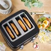 KitchenSmith by Bella 4-Slice Toaster: Gray, 1480W, Plastic, Spot Clean, 11.02" Width, 1-Year Warranty - 3 of 4