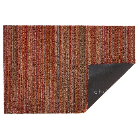 Chilewich 36 in. L X 24 in. W Orange Skinny Stripe Polyester/Vinyl Utility Mat - image 1 of 1