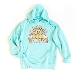 Simply Sage Market Women's Graphic Hoodie Good Vibes Summer - 1 of 2