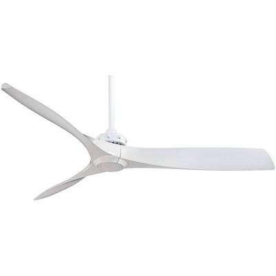 60" Minka Aire Modern Indoor Ceiling Fan with Remote Control White for Living Room Kitchen Bedroom Family Dining House Home Office