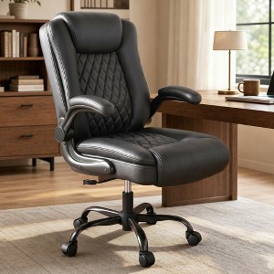 Captiva Designs Ergonomic Office Chair, Swivel Chair with Elevated Back ...
