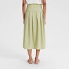 Women's Checked Pleated A-Line Skirt - A New Day™ - 2 of 4