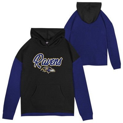 Baltimore Ravens Official NFL Apparel Youth Kids Size Hooded