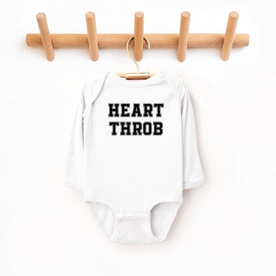 The Juniper Shop Heart Throb Baby Long Sleeve Bodysuit