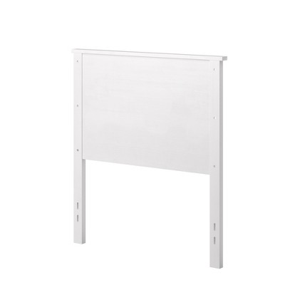 Gloss White Twin Size Farmhouse Wood Panel Headboard