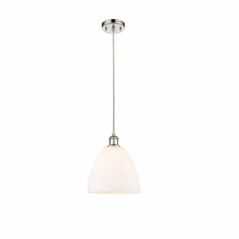 Innovations Lighting Bristol Glass 1 - Light Pendant in  Polished Nickel - image 1 of 1