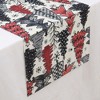 Unique Bargains Table Runner Rectangular Winter Christmas Pattern 2 Linen Colorful 1 Pc - 3 of 3