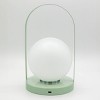 National Brand Portable and Rechargeable LED Lantern Style Touch Lamp Metal Finish - 2 of 3