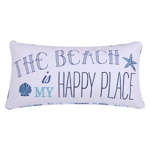 Beach Happy Place Pillow - Levtex Home - 1 of 3