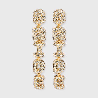 SUGARFIX by BaubleBar Bride To Be Drop Earrings - Gold