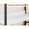 5 Tier Arched Corner Bookshelf, 68.5" Tall L Shaped Multi-Layer Large Bookcase,  Ideal for Living Room, Bedroom, Studyroom, Office - 3 of 4