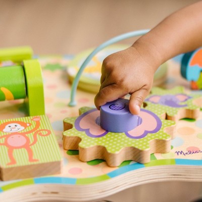 Colorful Jungle-Themed Wooden Activity Table for Toddlers