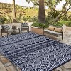Acekool Reversible Outdoor Rug, Waterproof Plastic Straw Area Rug, Patio & Camping Carpet, Lightweight, Easy Clean, Portable for Deck & Backyard - 3 of 4