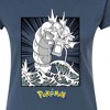 Women's - Pokémon - Gyradose Anime Fitted Graphic T-Shirt - 2 of 3