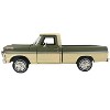 1969 Ford F-100 Pickup Truck Light Green and Cream 1/24 Diecast Model Car by Motormax - 4 of 4