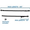 Mount-It! Safety Straps For TV, Furniture, Bookcase and TV Stands | Anti-Tip Strap Television Anchor Kit | For Baby Proofing, Earthquake Protection - 4 of 4
