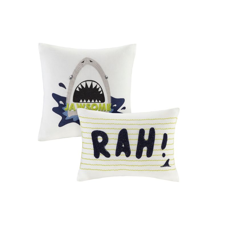 Luke Cotton Shark Print Reversible Kids' Comforter Set - Urban Habitat, 5 of 9