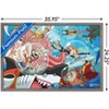 Trends International One Piece: Fishman Island - Underwater Group Framed Wall Poster Prints - 3 of 4