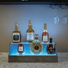 LED Lighted Liquor Bottle Display Shelf, DIY Illuminated Bottle Shelf  with App & Remote Control - 4 of 4