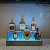 LED Lighted Liquor Bottle Display Shelf, DIY Illuminated Bottle Shelf  with App & Remote Control - image 4 of 4