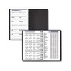 DayMinder Daily Appointment Book, 8.5 x 5.5, Black Cover, 12-Month (Jan to Dec): 2025 - 4 of 4