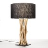 Modern Home Driftwood Nautical Wooden Table Lamp w/Block Base - 2 of 4